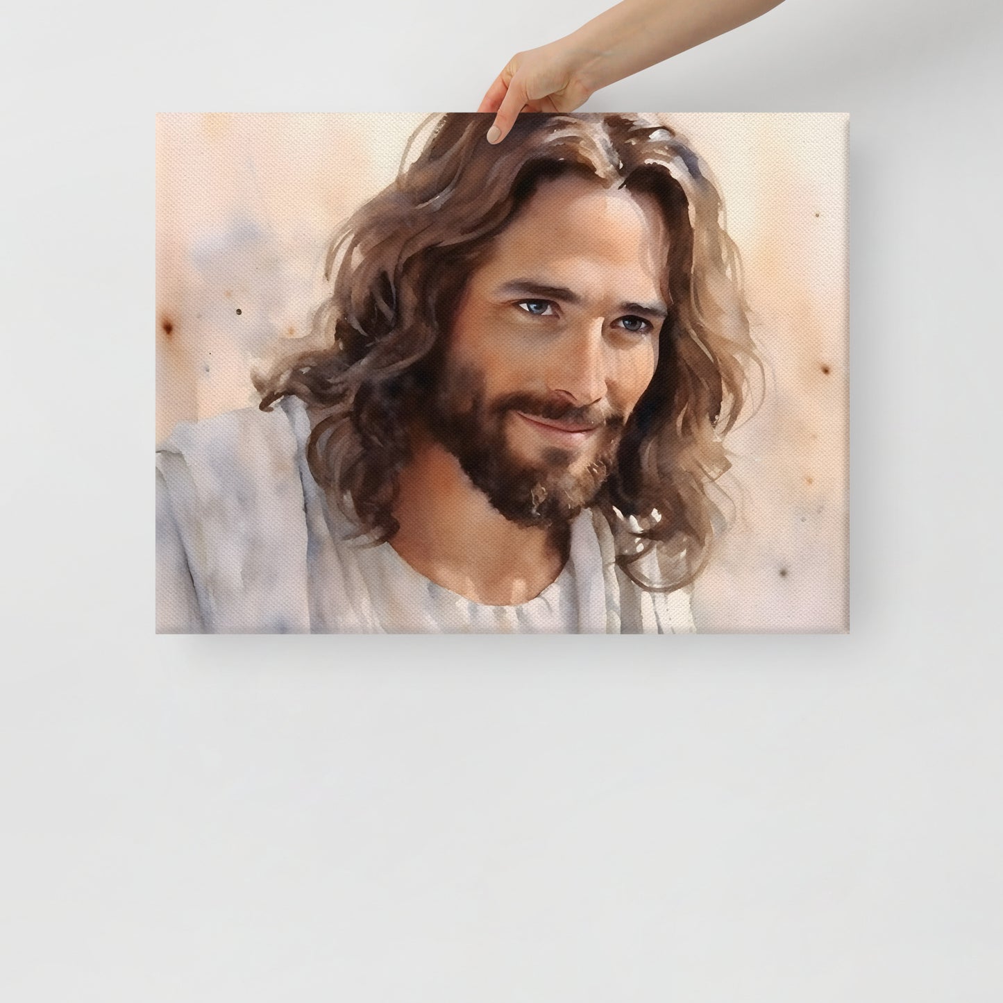 Impression sur toile : Jésus aquarelle