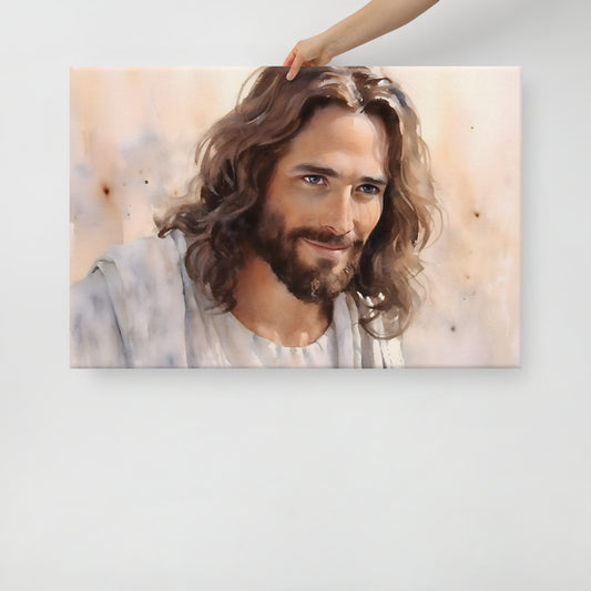 Impression sur toile : Jésus aquarelle