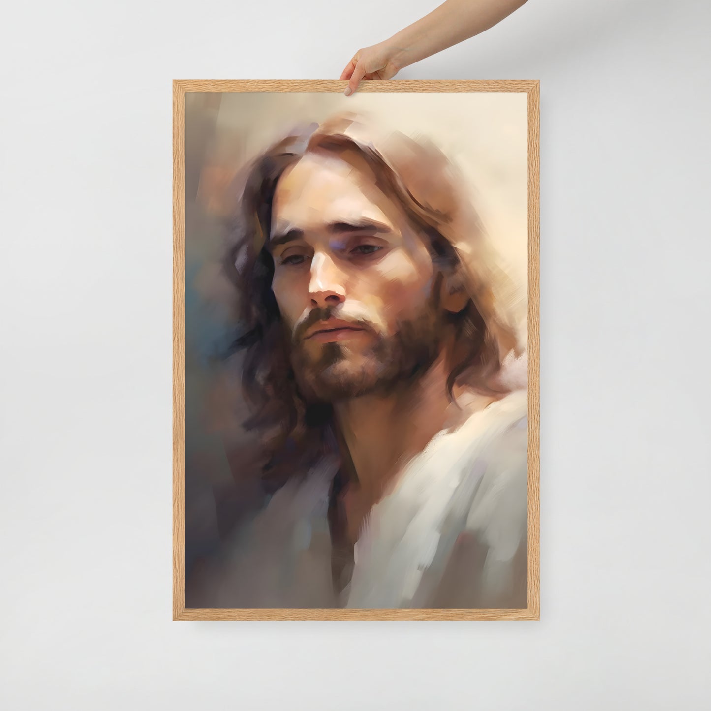Poster encadré : Jésus peinture