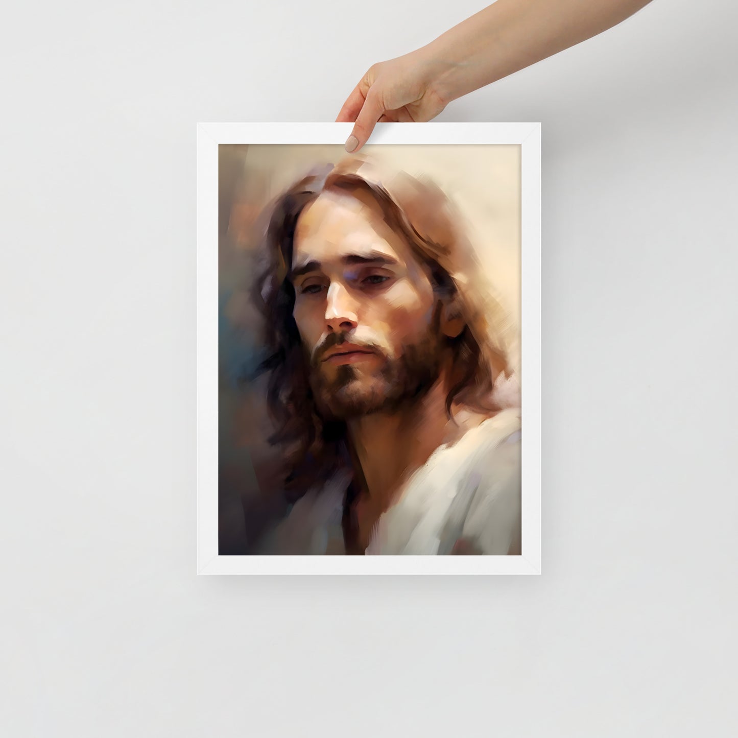Poster encadré : Jésus peinture