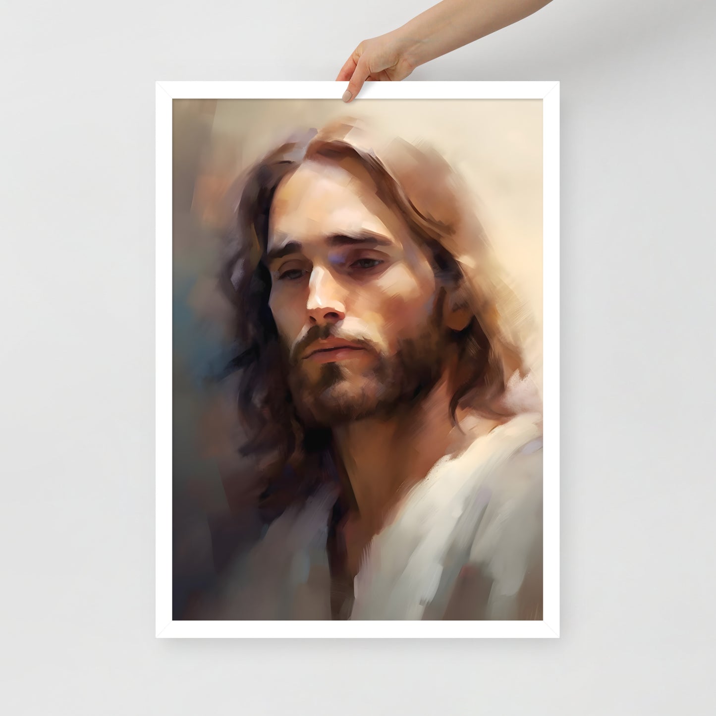 Poster encadré : Jésus peinture