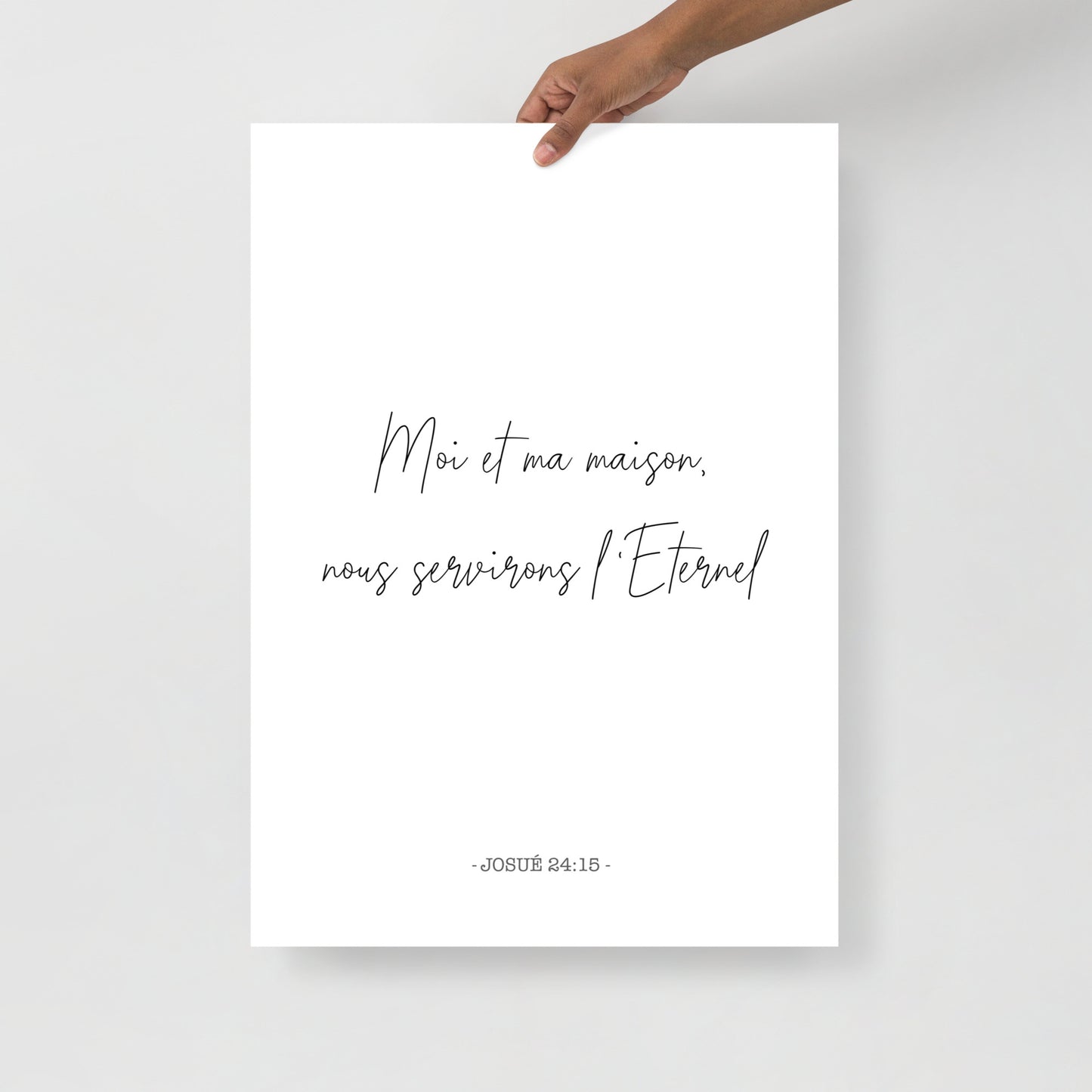 Poster : Josué 24:15