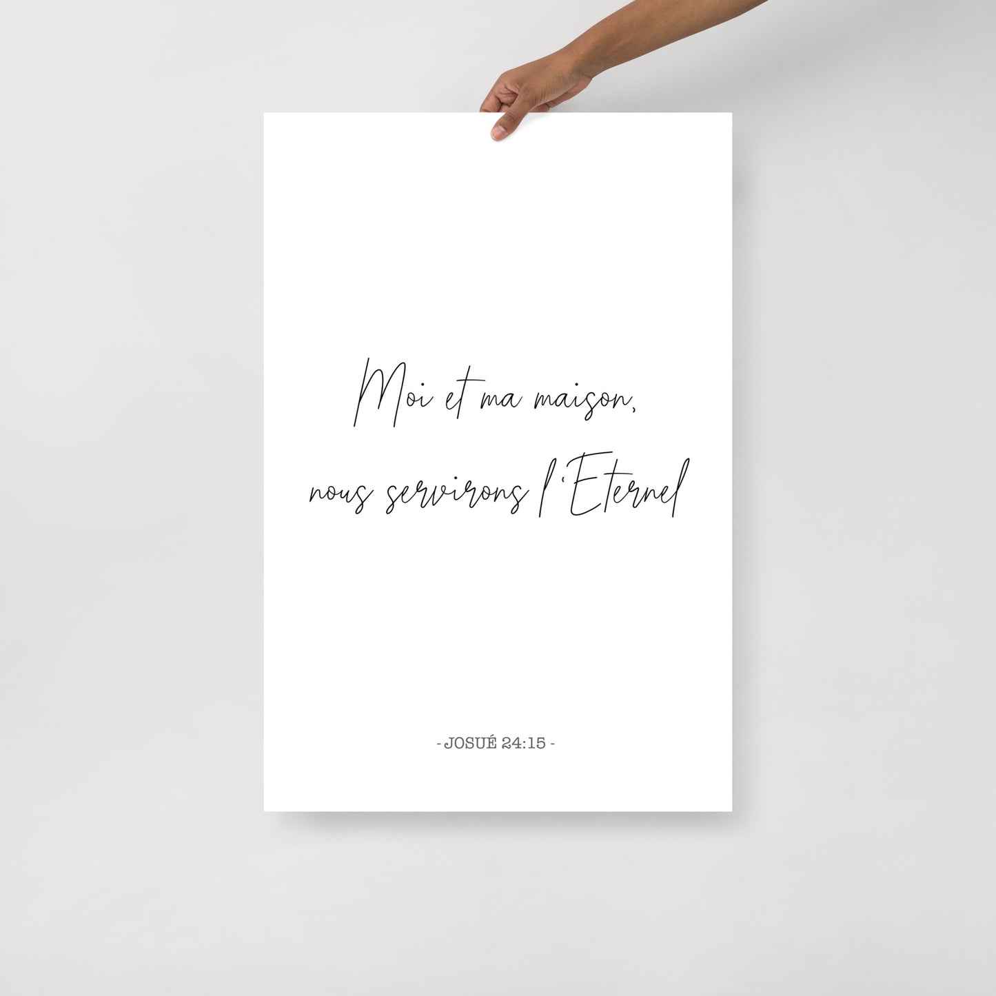 Poster : Josué 24:15