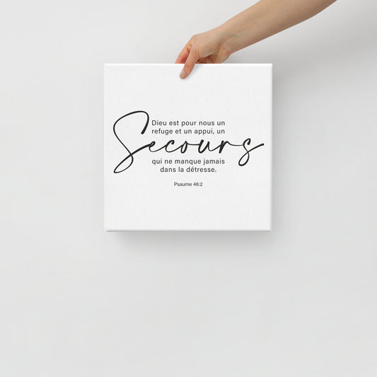 Impression sur toile : Psaume 46:2
