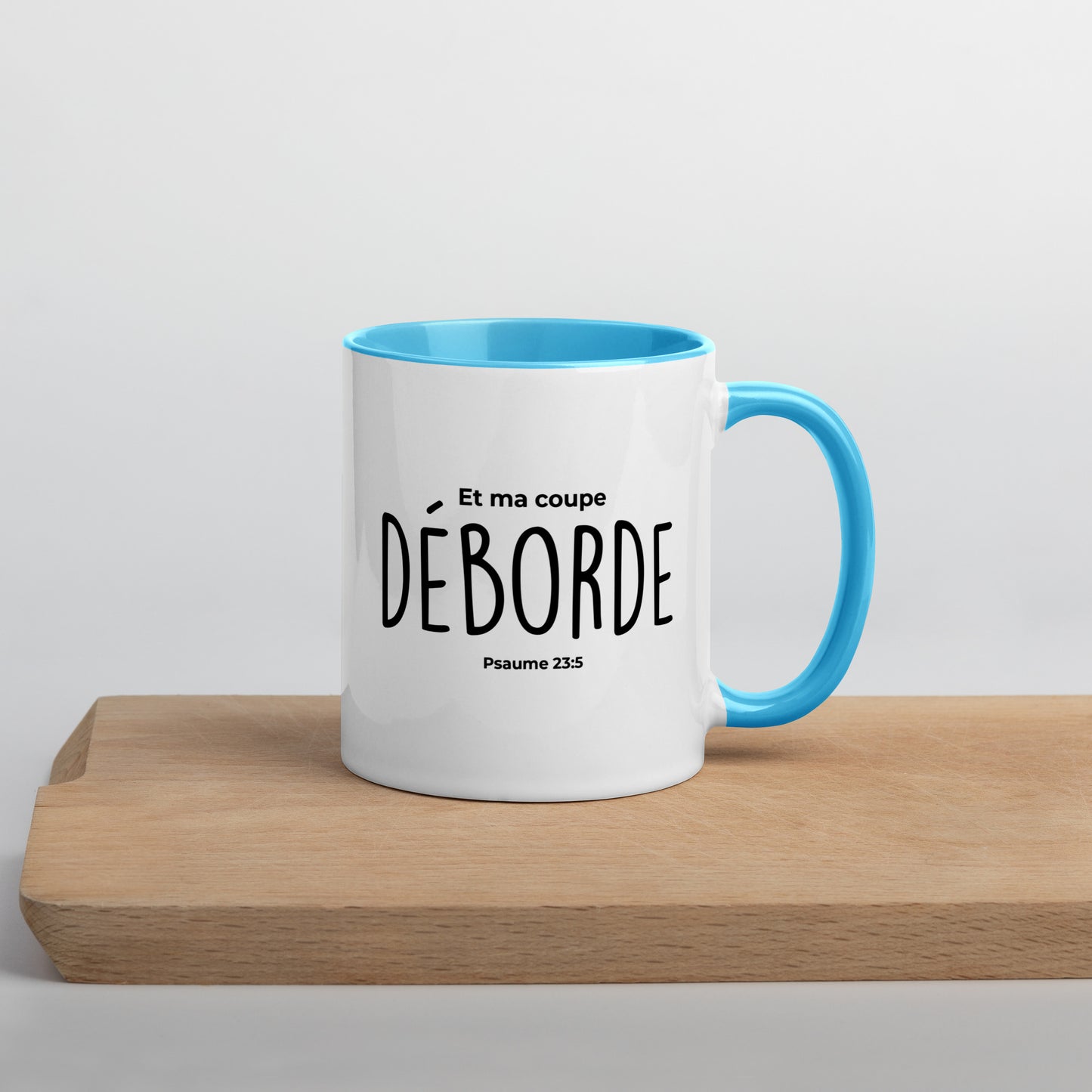 Mug coloré : Déborde