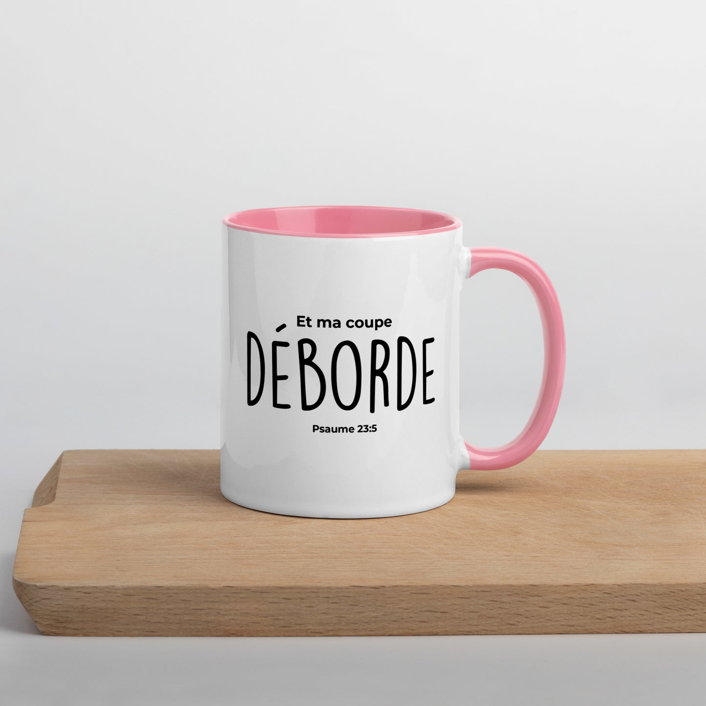 Mug coloré : Déborde