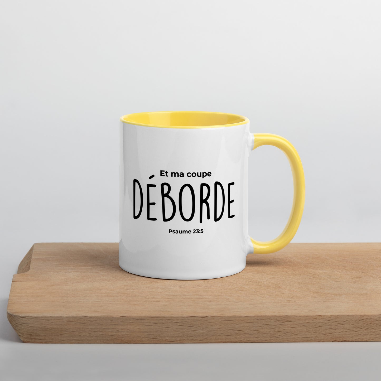 Mug coloré : Déborde
