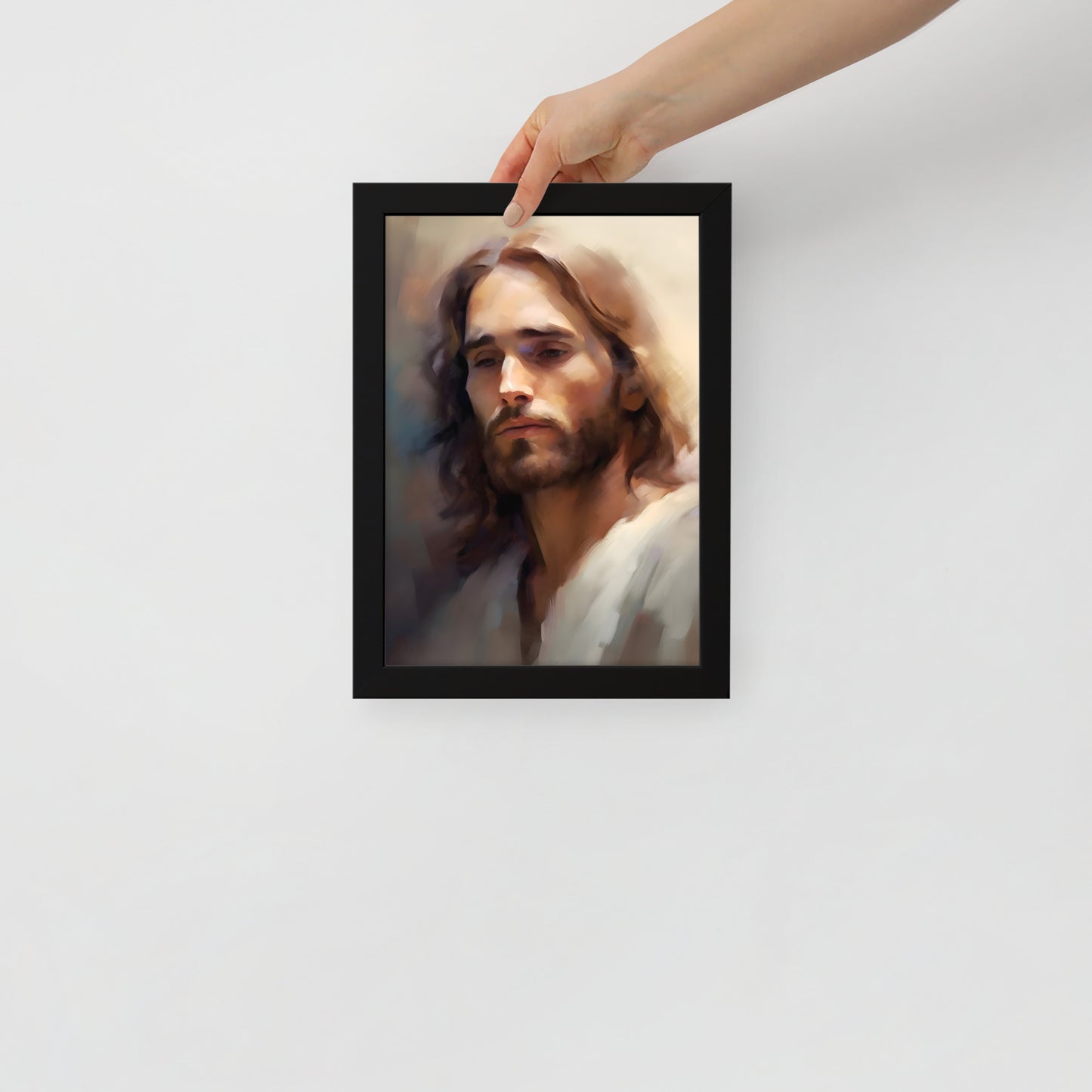 Poster encadré : Jésus peinture