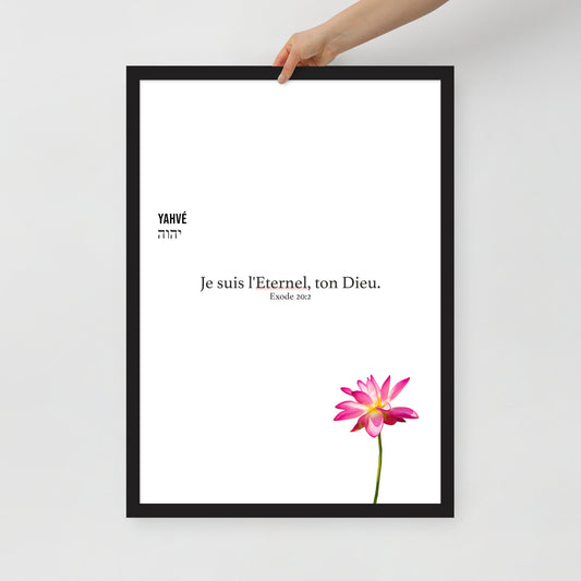Poster encadré : Yahvé