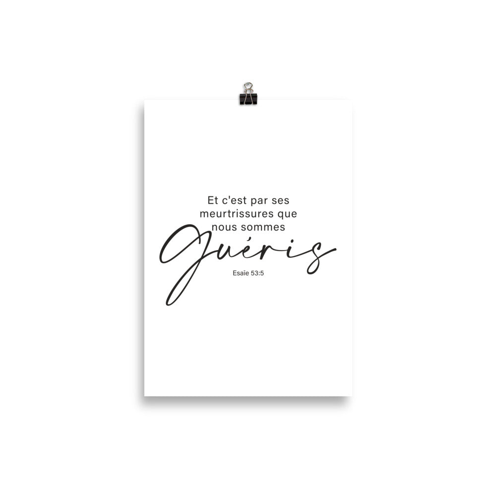 Poster : Esaïe 53:5