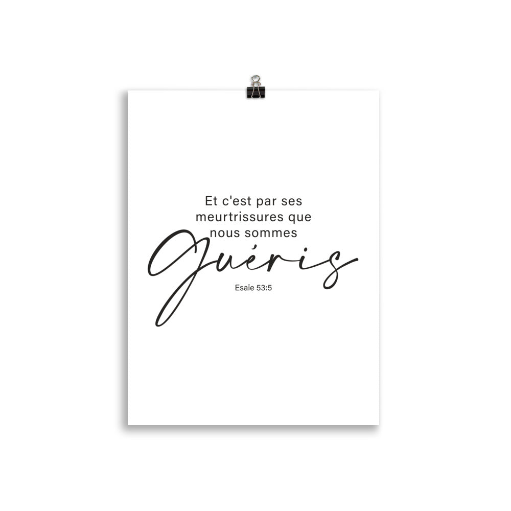 Poster : Esaïe 53:5