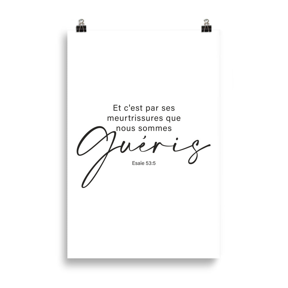 Poster : Esaïe 53:5
