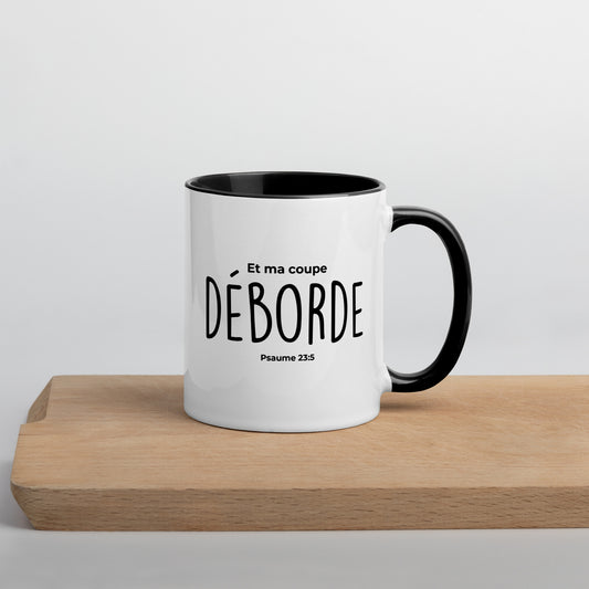 Mug coloré : Déborde