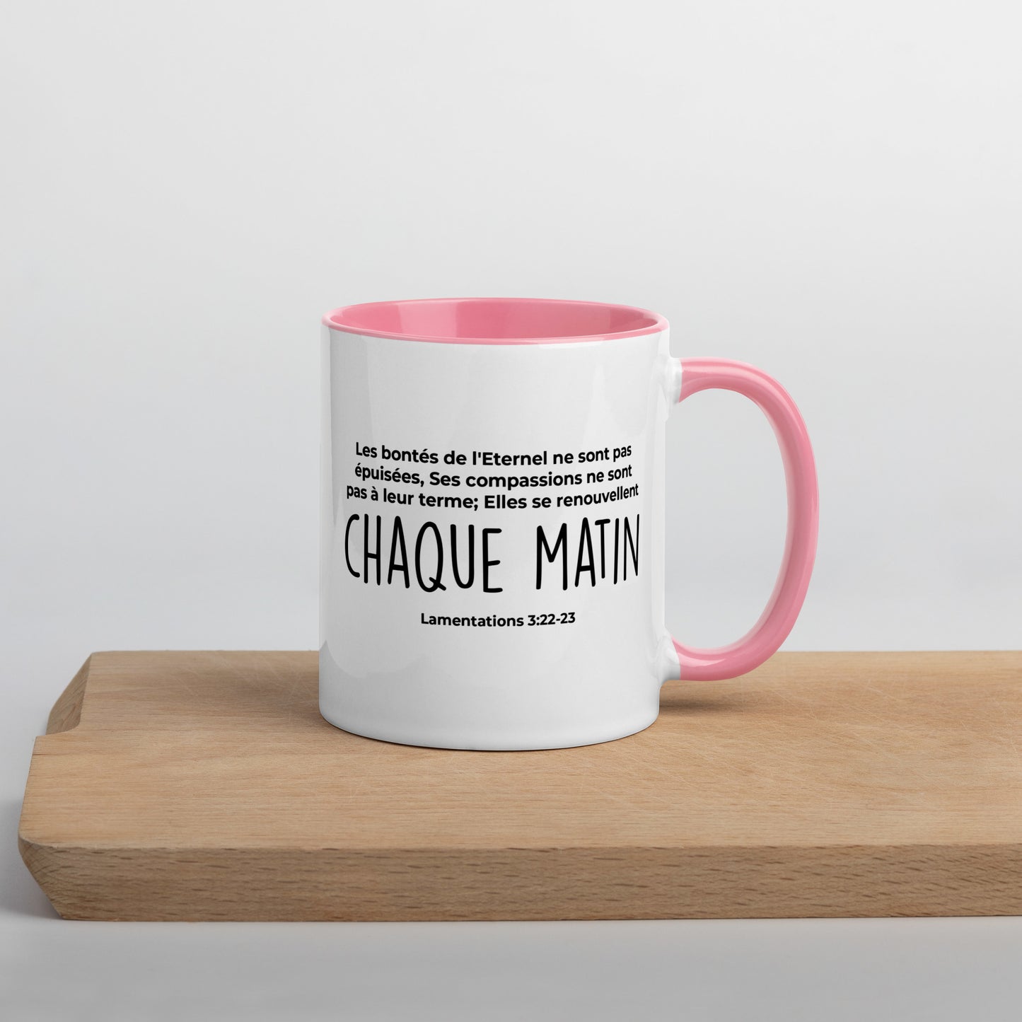 Mug coloré : Chaque matin