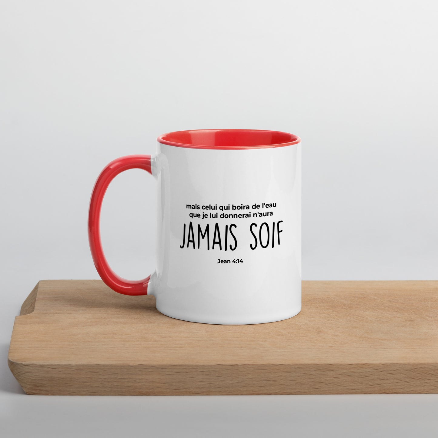 Mug coloré Défi Guérison : jamais soif