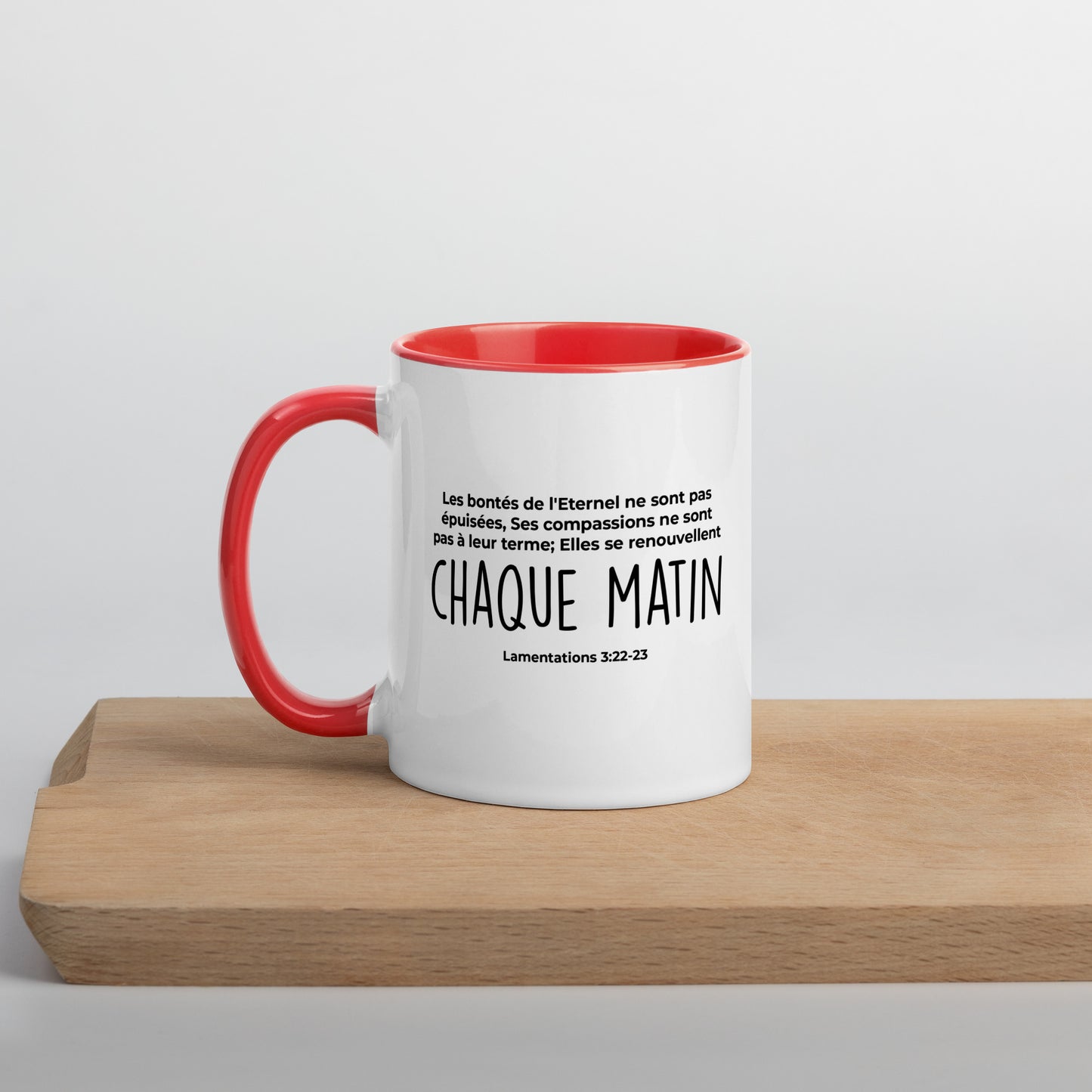 Mug coloré Défi Guérison : chaque matin